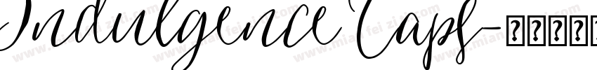Indulgence Caps字体转换